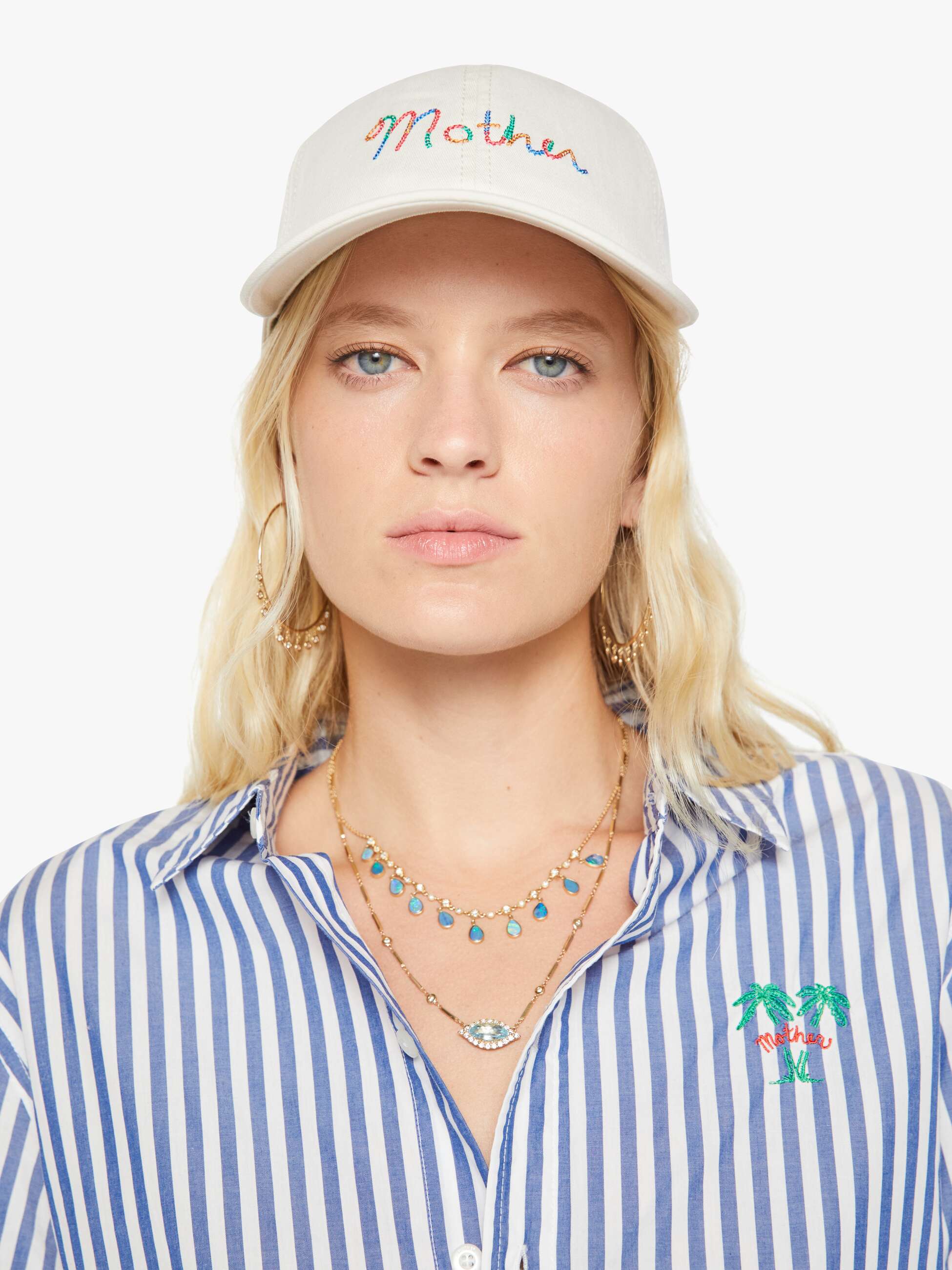 Mother Hats Off Denim  Over the Rainbow