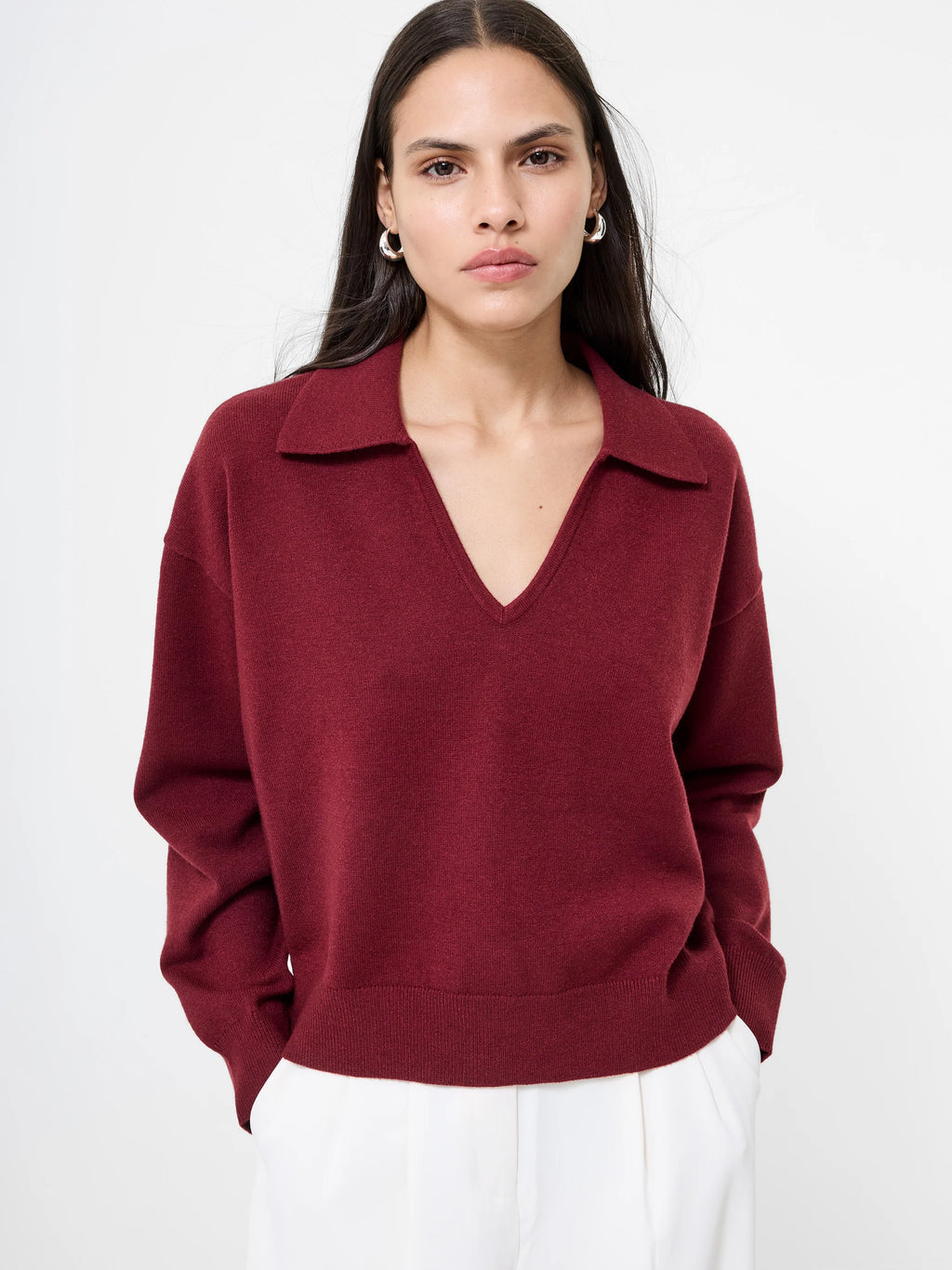 French Connection Sloane Collared Pullover