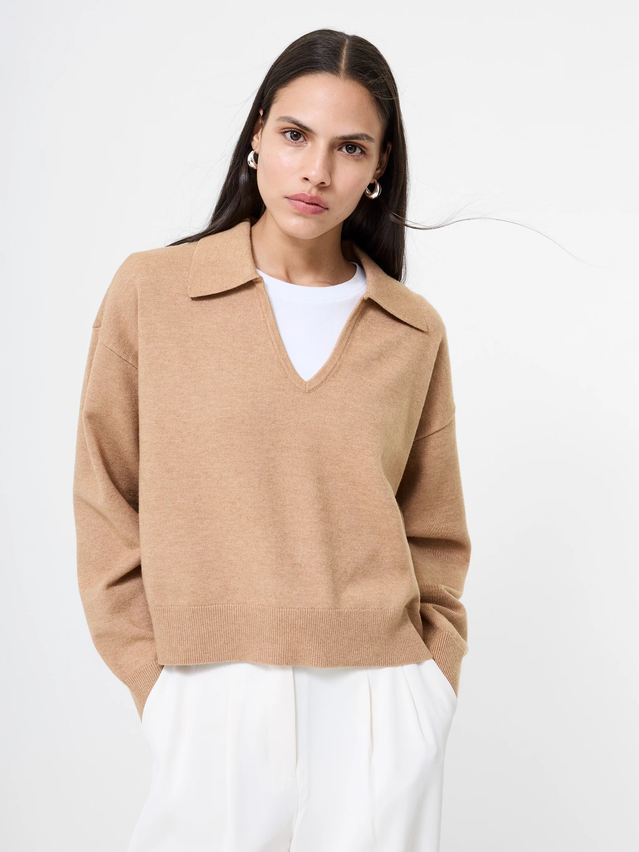 French Connection Sloane Collared Pullover