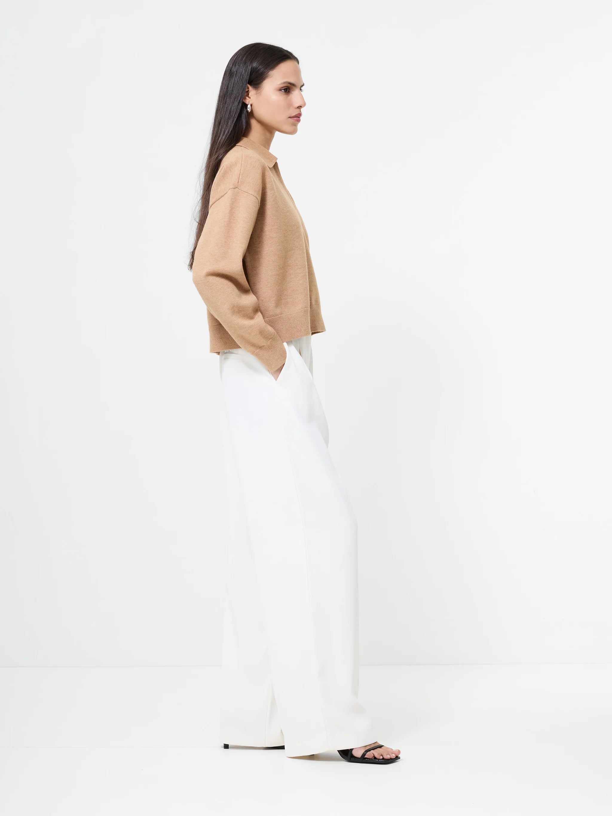 French Connection Sloane Collared Pullover
