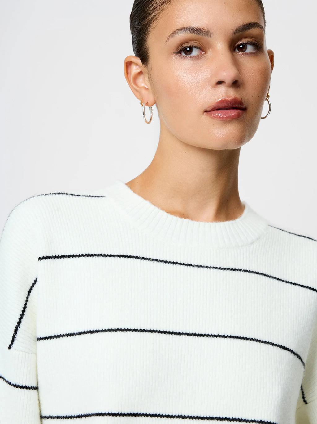 French Connection Riddley Tick Stripe Crew