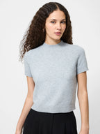 French Connection Vhari Mock Neck SS Top