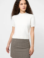 French Connection Vhari Mock Neck SS Top