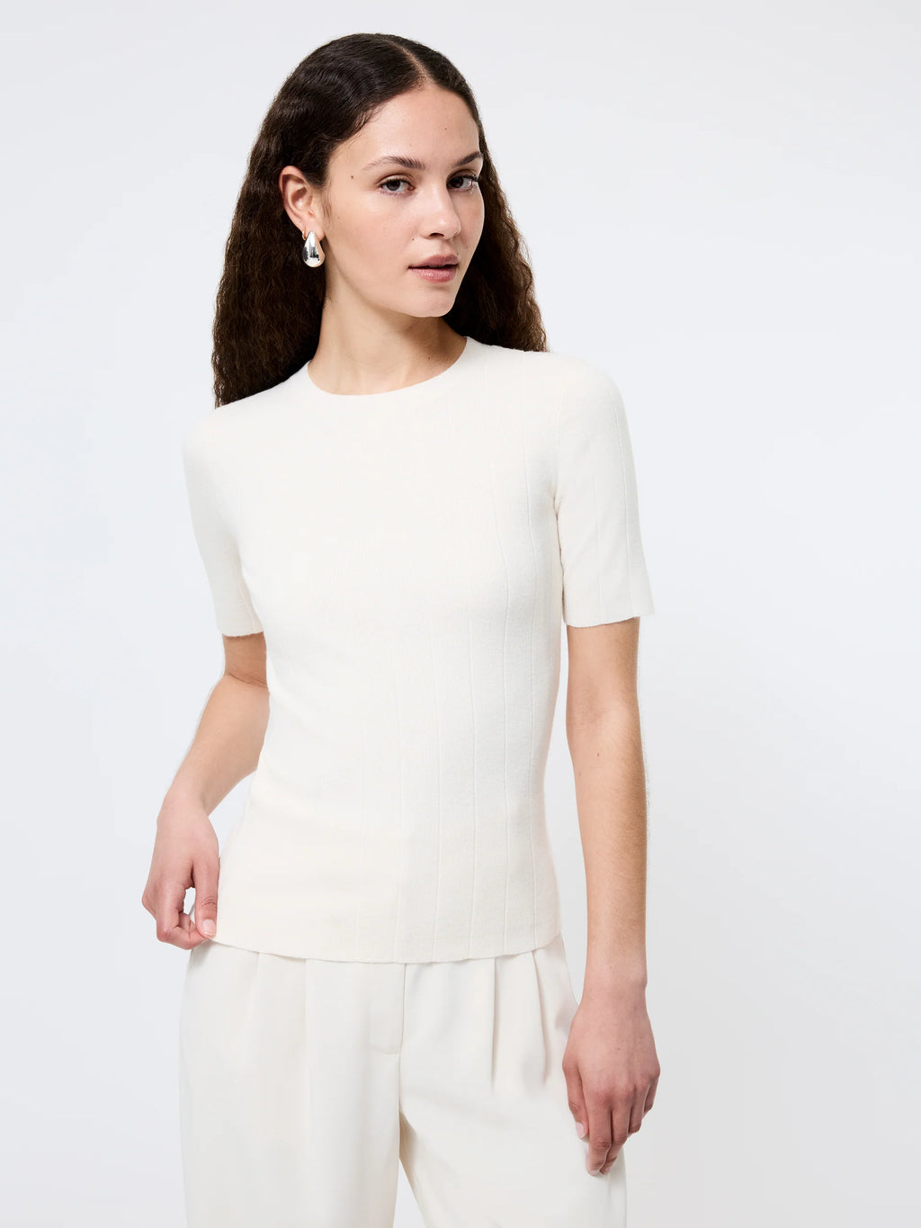 French Connection Marley Wide Rib Top