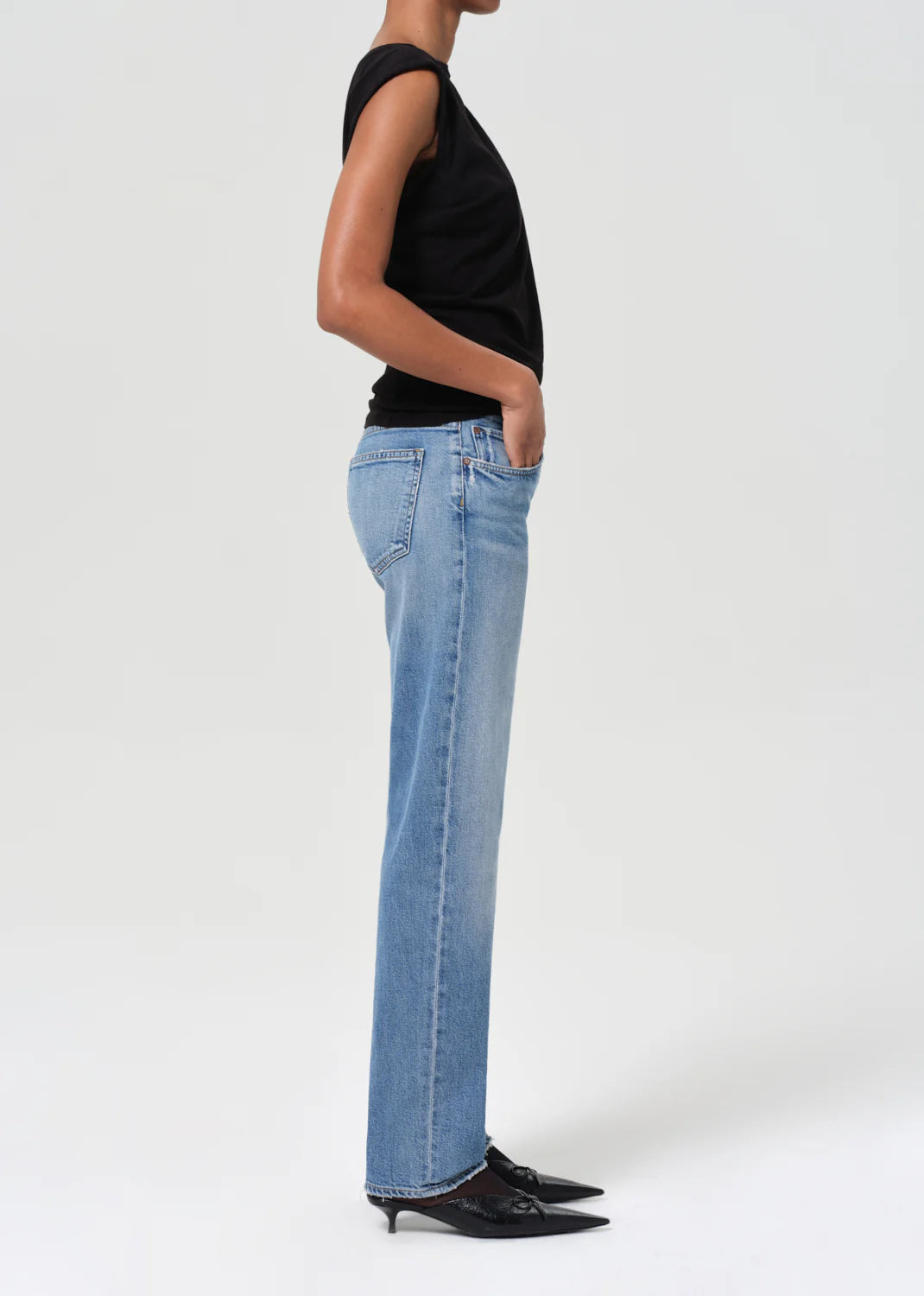 Agolde Low Rise Slim in Kindle