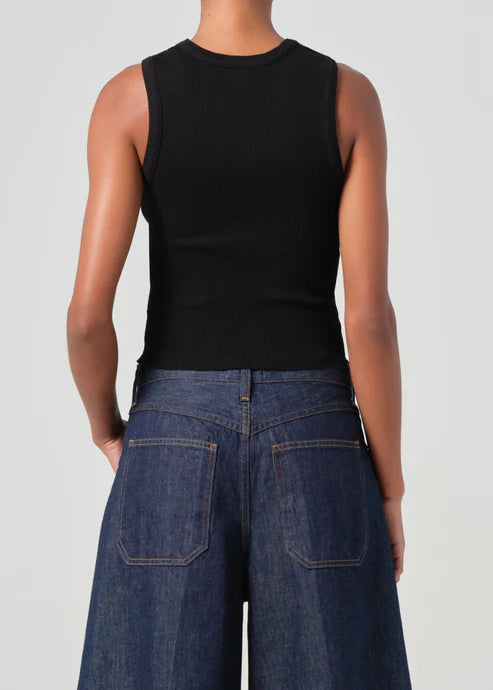 AGolde Shrunken Poppy Tank