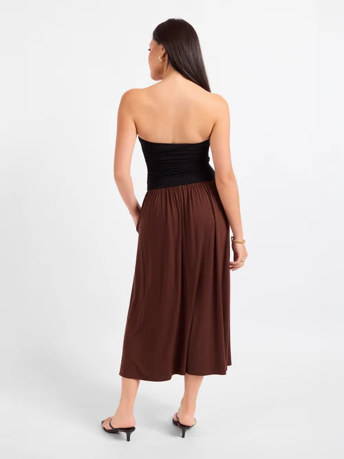 Sadie & Sage Hot Coffee Midi Dress