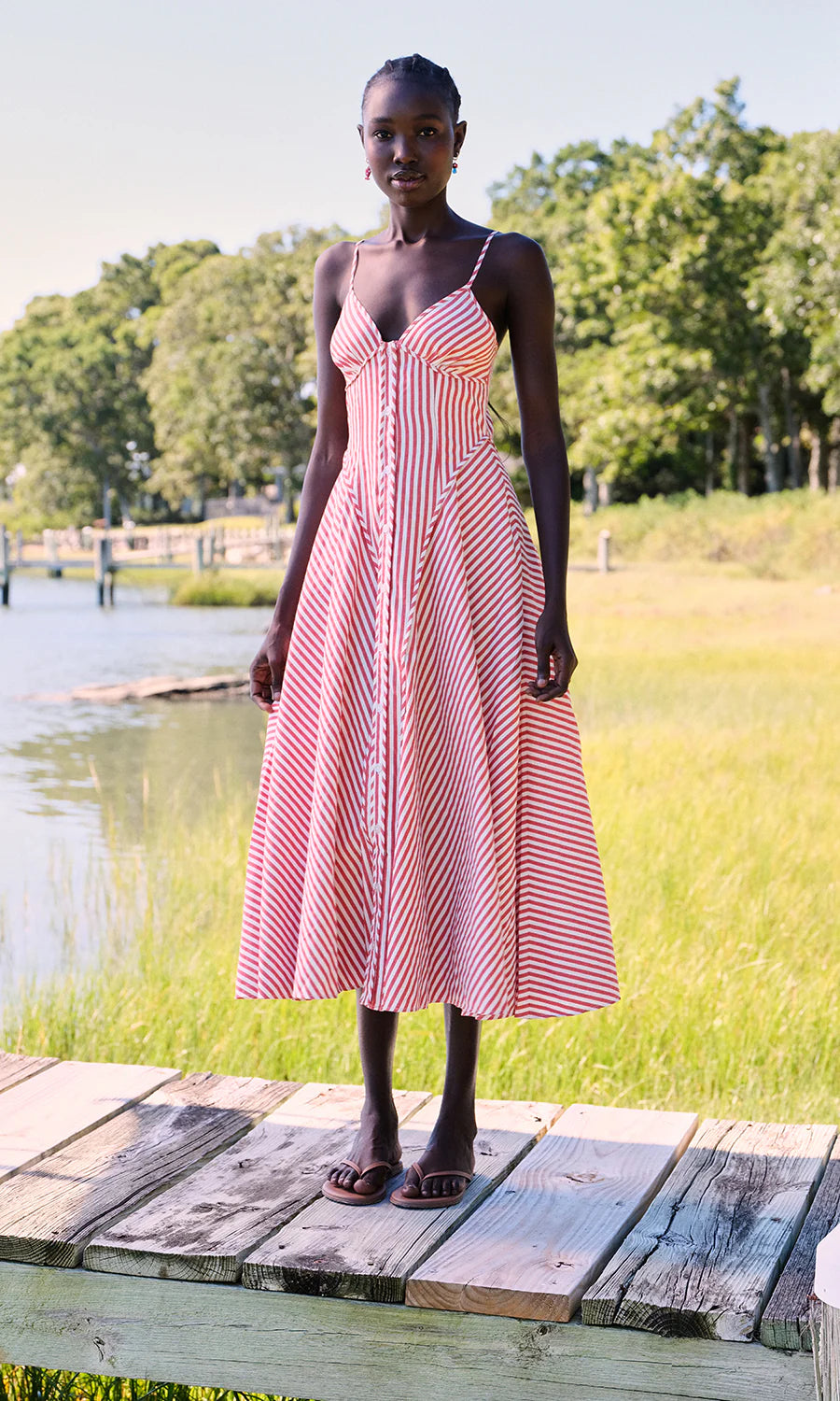 Saylor Arabella Shirt Midi Dress