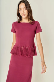 2.7 August Fringe Hem Top