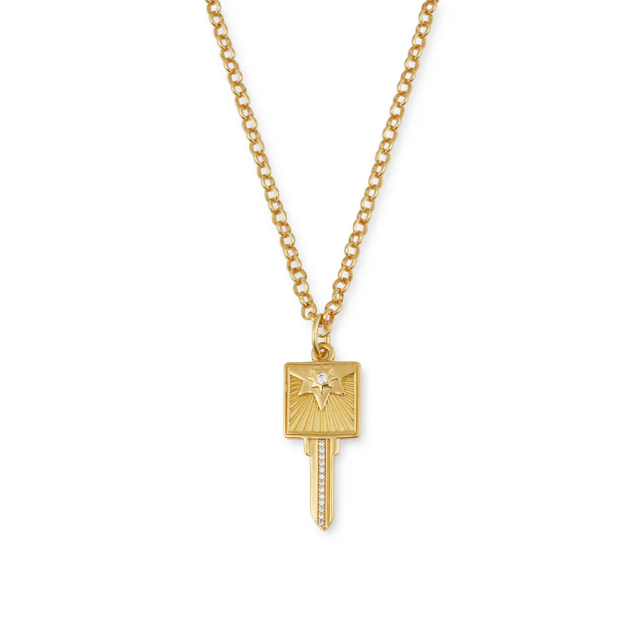 Hart Compass Key Necklace