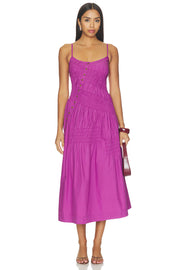 Damson Madder Lyra Midi Dress