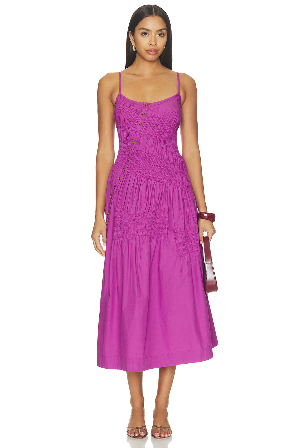 Damson Madder Lyra Midi Dress
