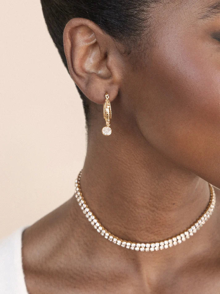 Ettika Boho Golden Hoop Earrings