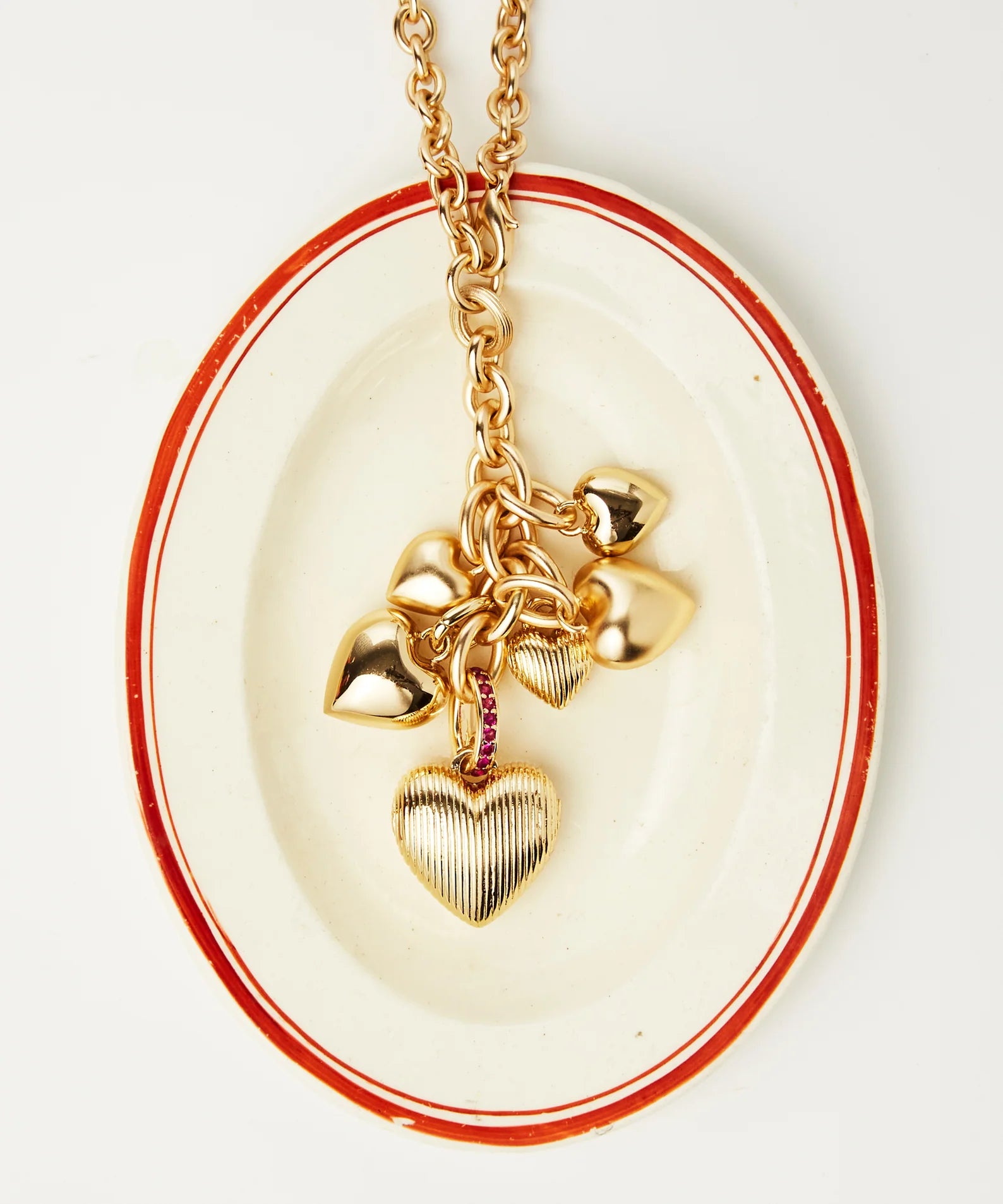 Roxanne Assoulin Family of Hearts Pendant