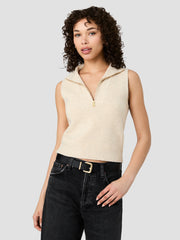 French Connection Marley Half Zip Vest