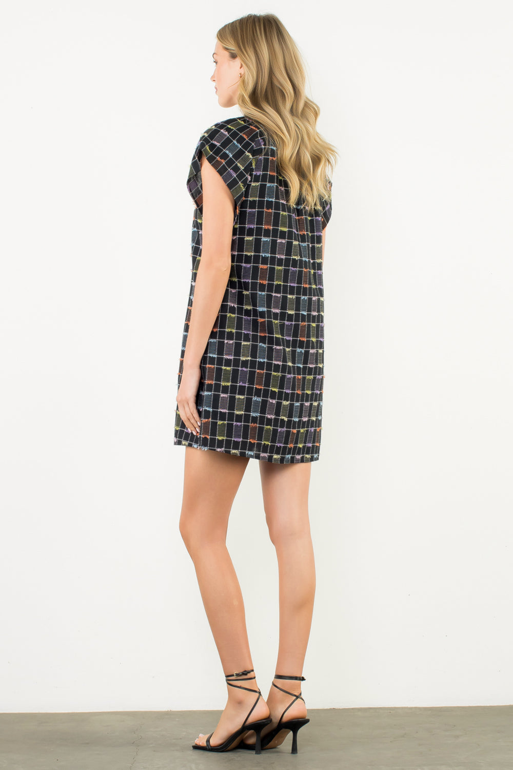 THML SS Embroidered Detail Dress