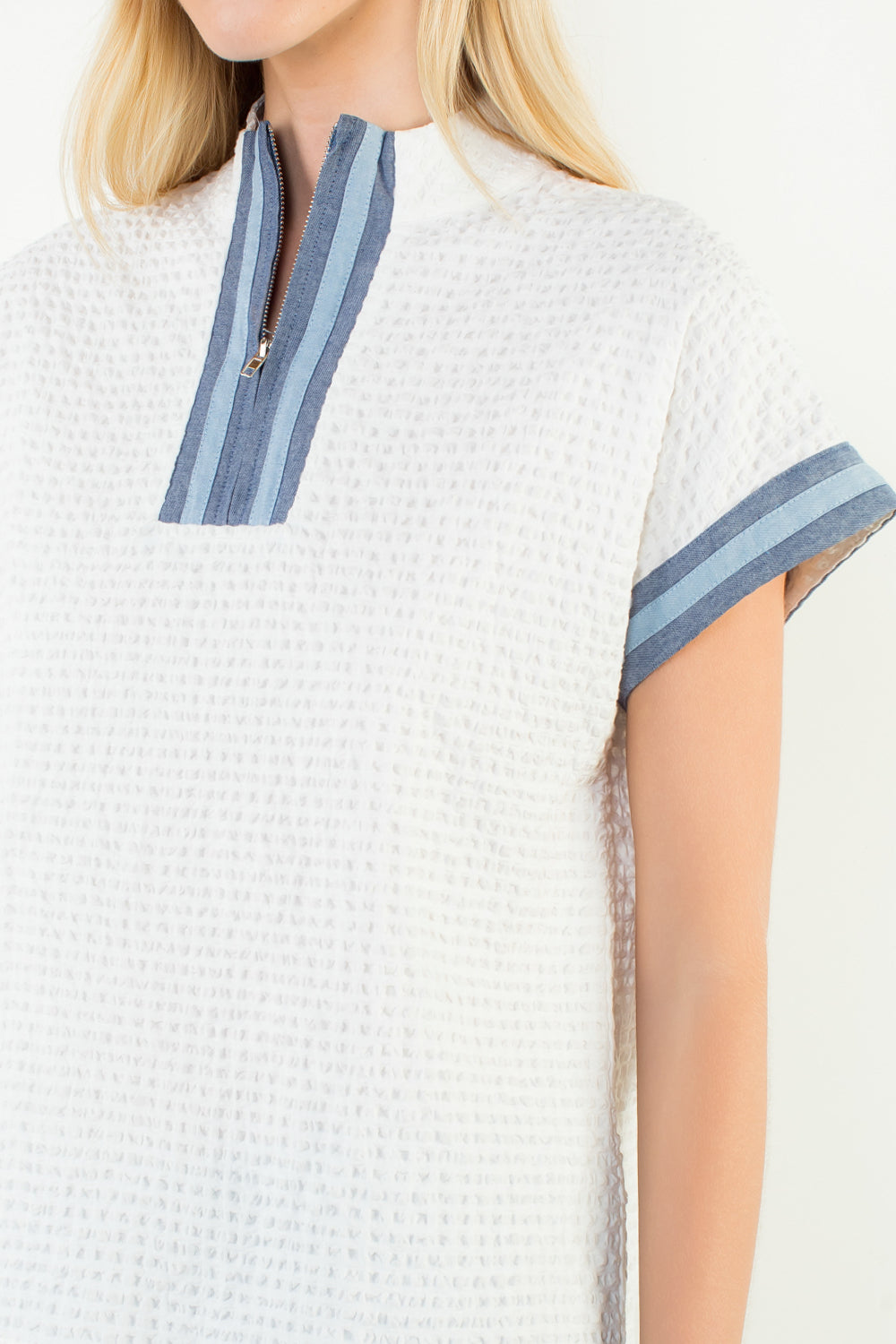 THML Gingham Patterned Top