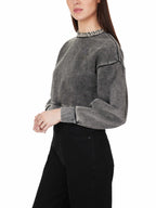 Habitual Embellished Crewneck Sweatshirt