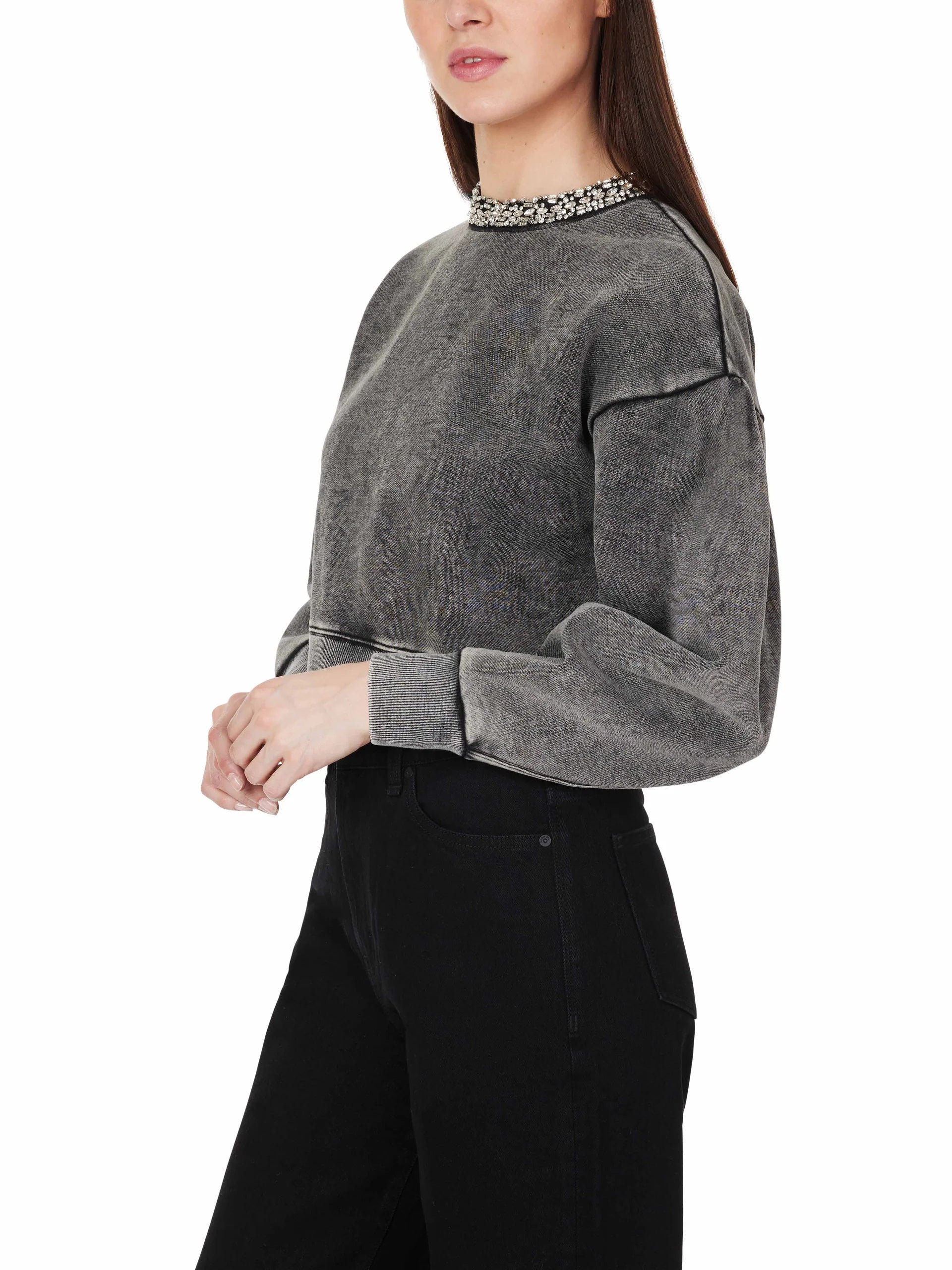 Habitual Embellished Crewneck Sweatshirt