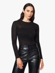 Habitual Shirred Front double Knit Top