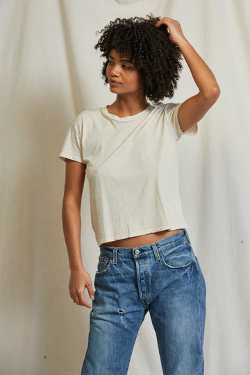 Perfect White Tee Harley Boxy Crew