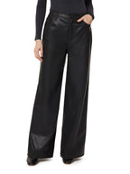 Habitual Faux Leather Slouch Wide Leg