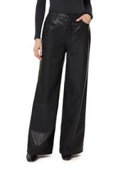 Habitual Faux Leather Slouch Wide Leg