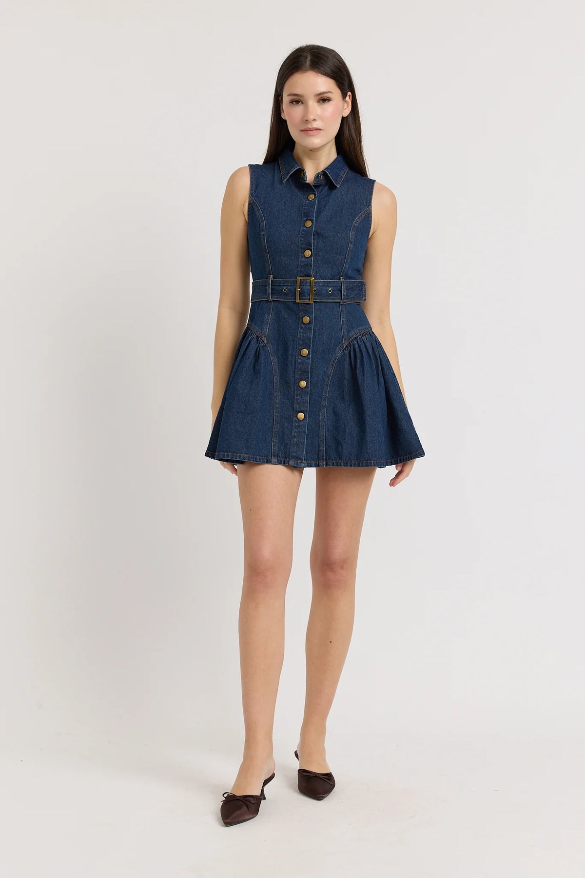 En Saison Sleeveless Mini Dress
