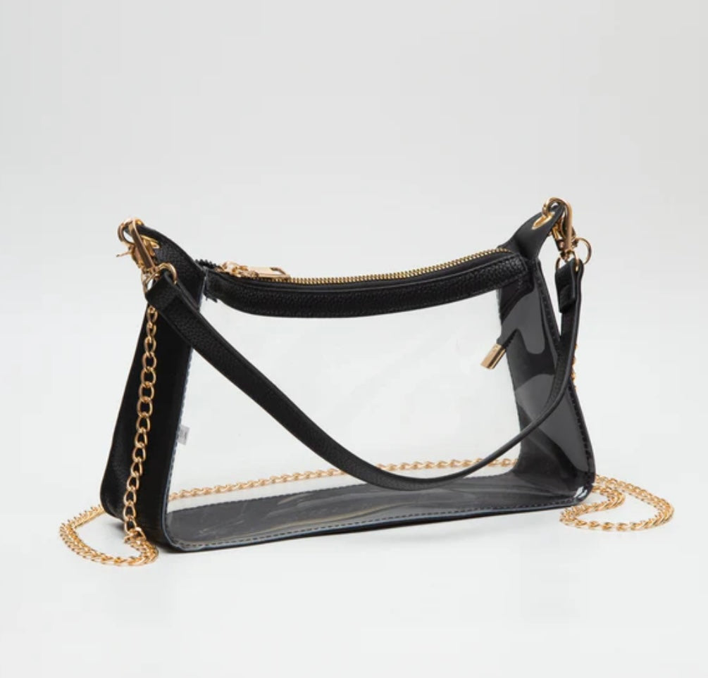 Queens Designs Stadium Clear Satchel Bag