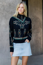 THML L/S Print Sweater