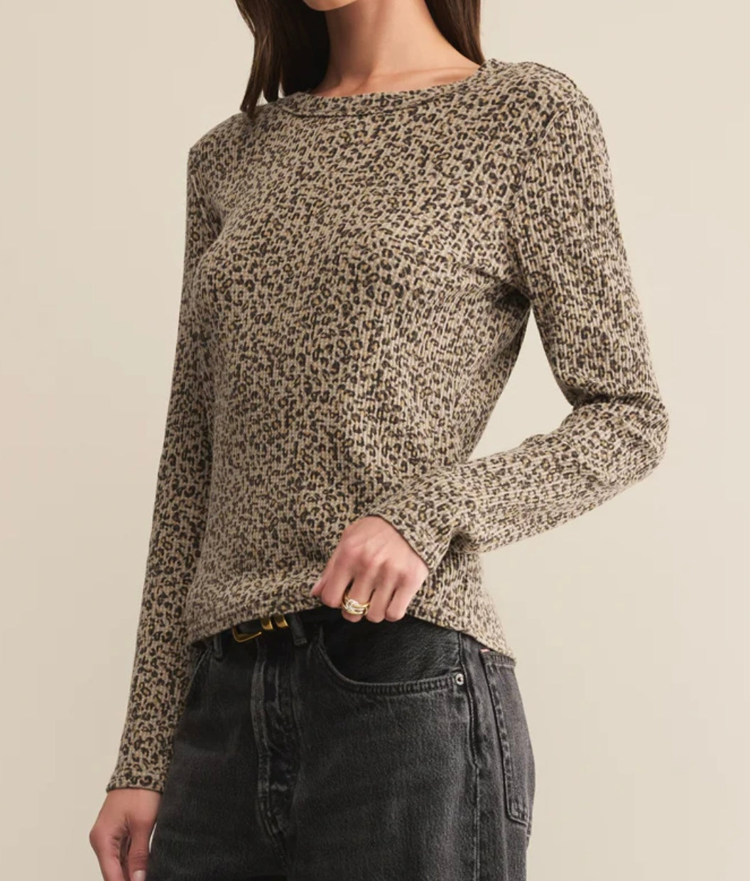 Z Supply Arlet Animal Mini Thermal Top