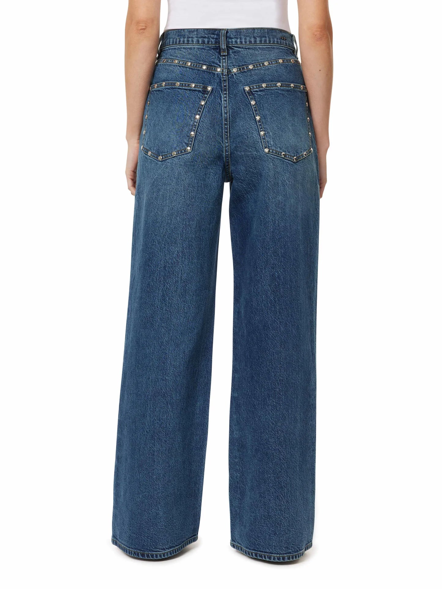 Habitual Gemma Wide Leg Studded Slouch