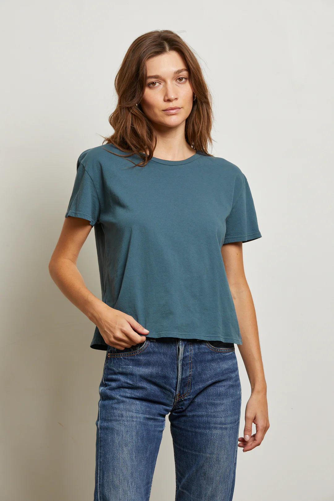 Perfect White Tee Harley Boxy Crew