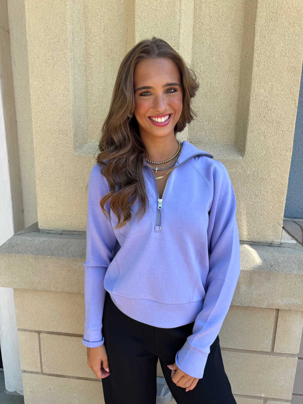 Spanx: Air Essentials Half Zip