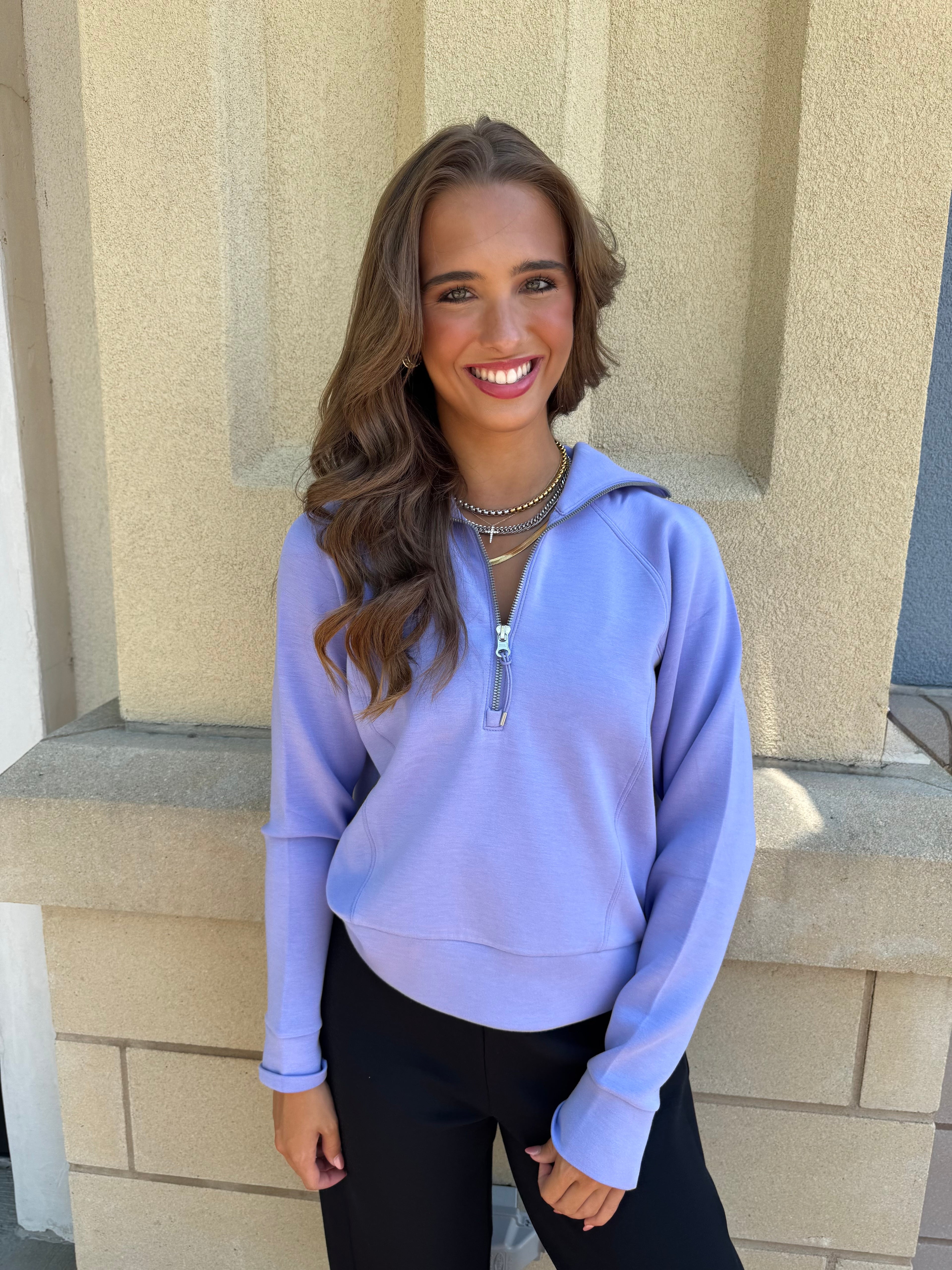 Spanx: Air Essentials Half Zip