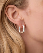 Gorjana Charlie Hoops Silver