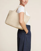 Naghedi: St. Barths Medium Tote Ecru