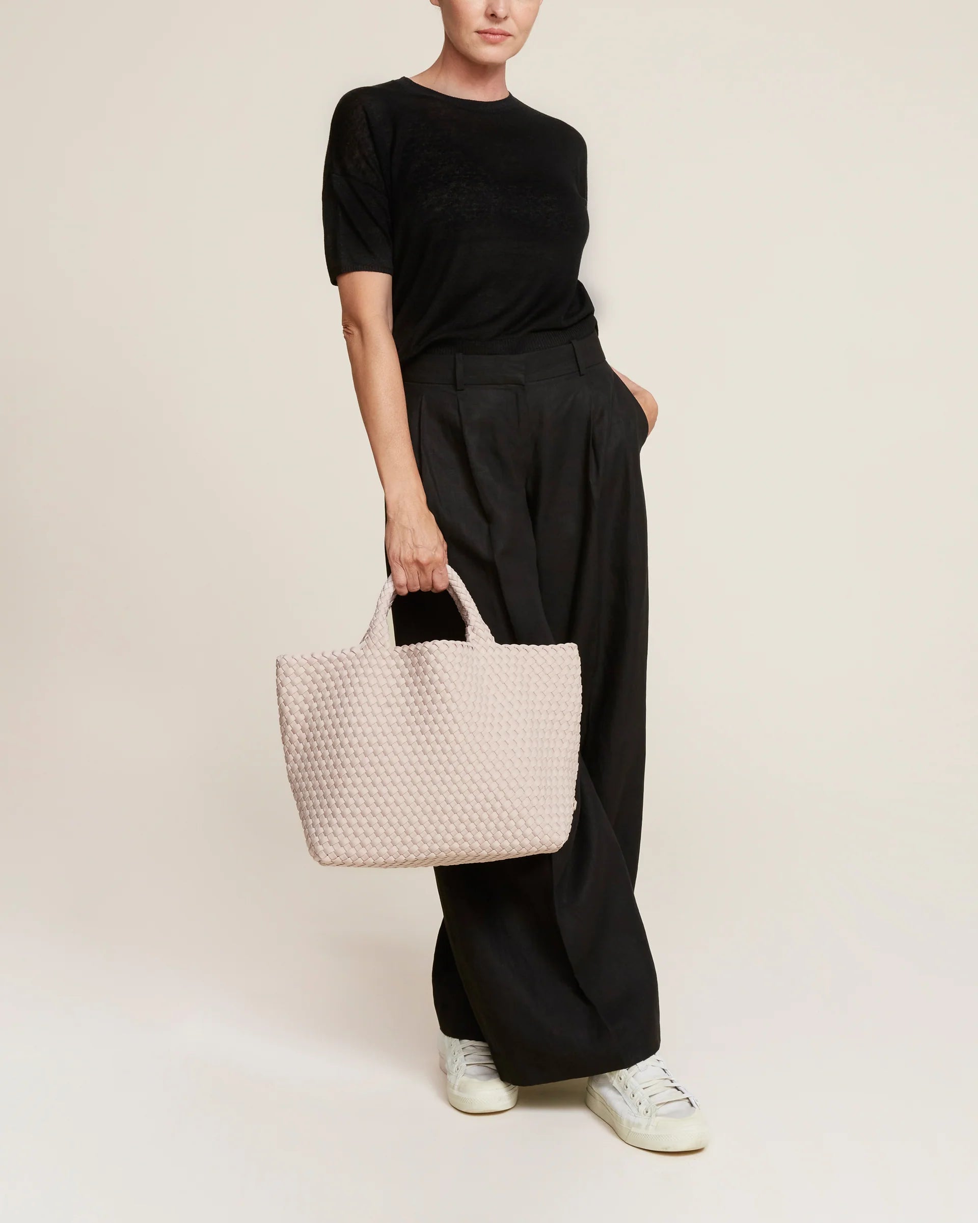 Naghedi: St. Barths Medium Tote Shell Pink