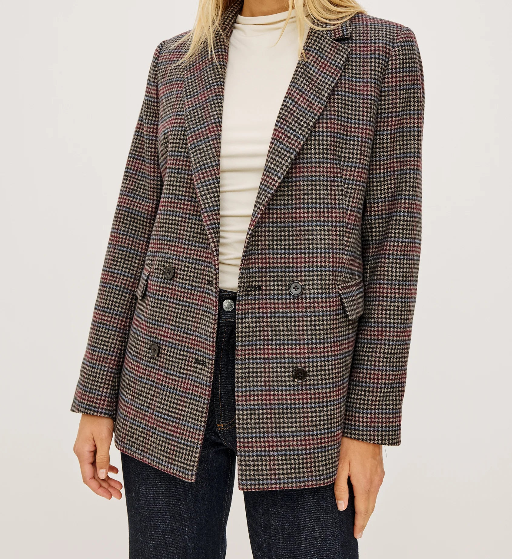Rails Jac Jacket Oxford Plum