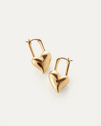 Jenny Bird Padlock Heart Earrings