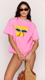 Mink Pink Limone Printed Tee
