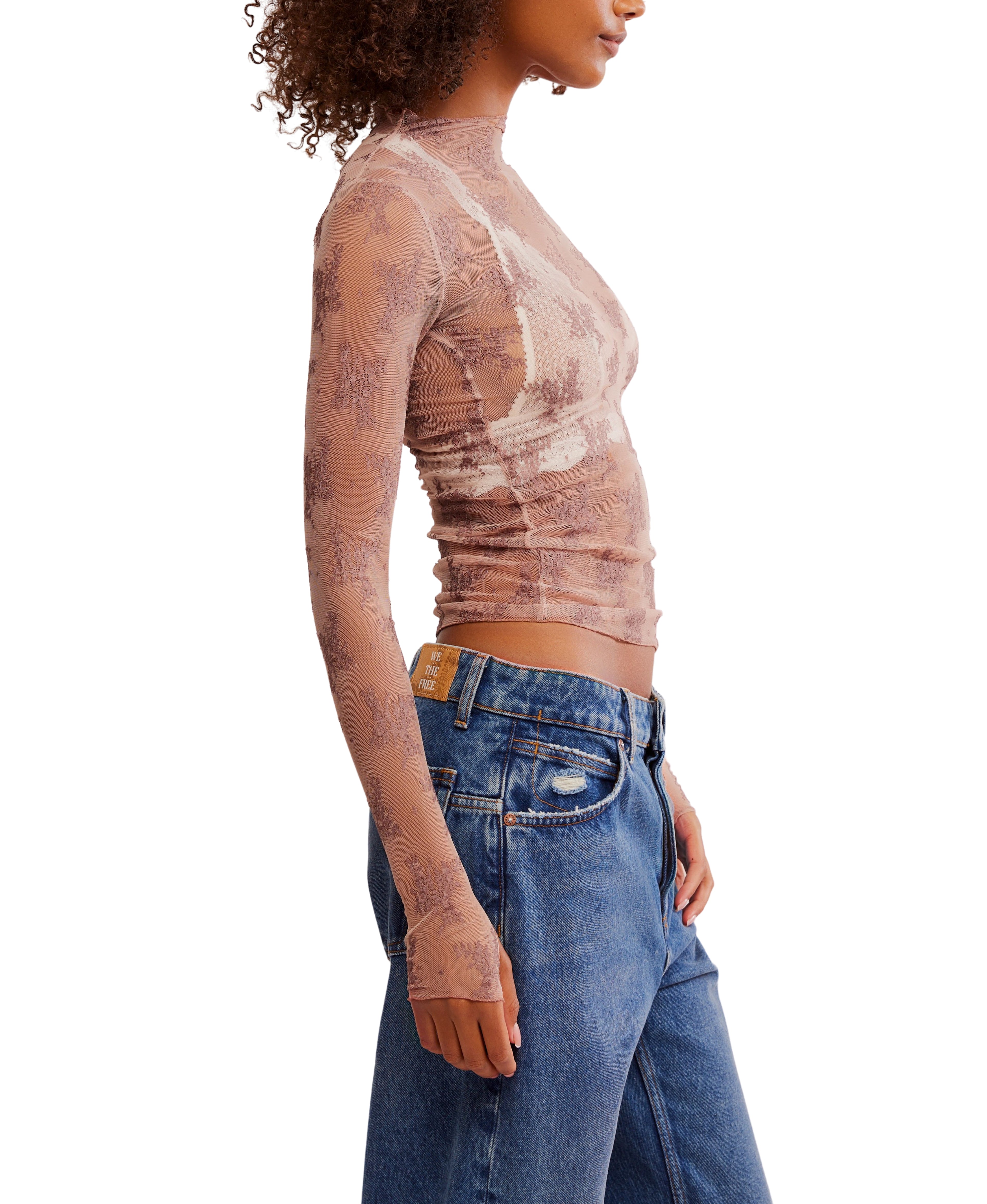 Free People Two Tone Lady Lux Top