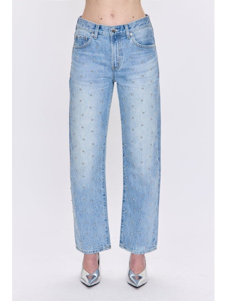 Pistola Lexi Mid Rise Bowed Straight