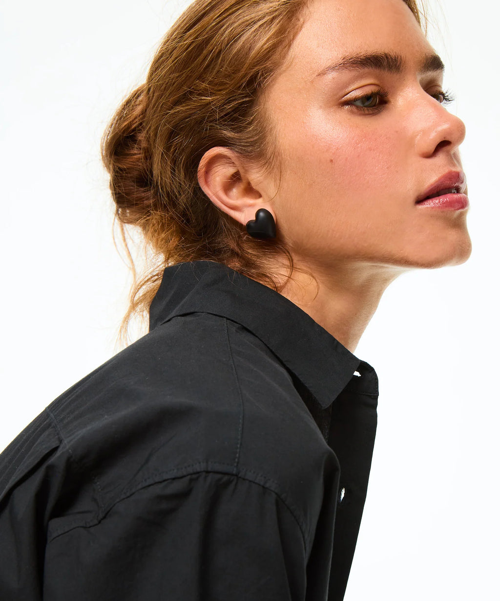 Roxanne Assoulin Puffy Heart Stud Ear