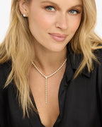 Melinda Maria Pave Serpent Lariat Necklace 16