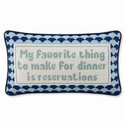 Furbish Needlepoint Pillow Reservations