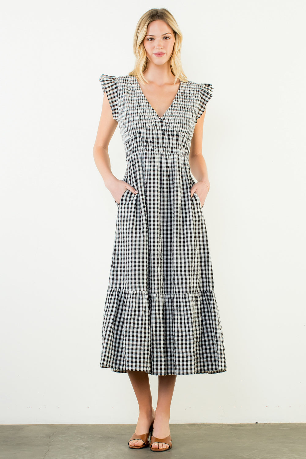 THML Gingham Dress