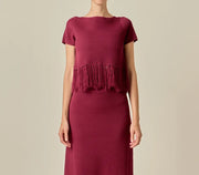 2.7 August Fringe Hem Top