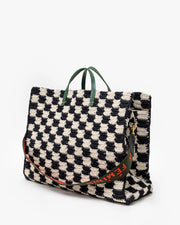 Clare V Summer Simple Crochet Checker Bag