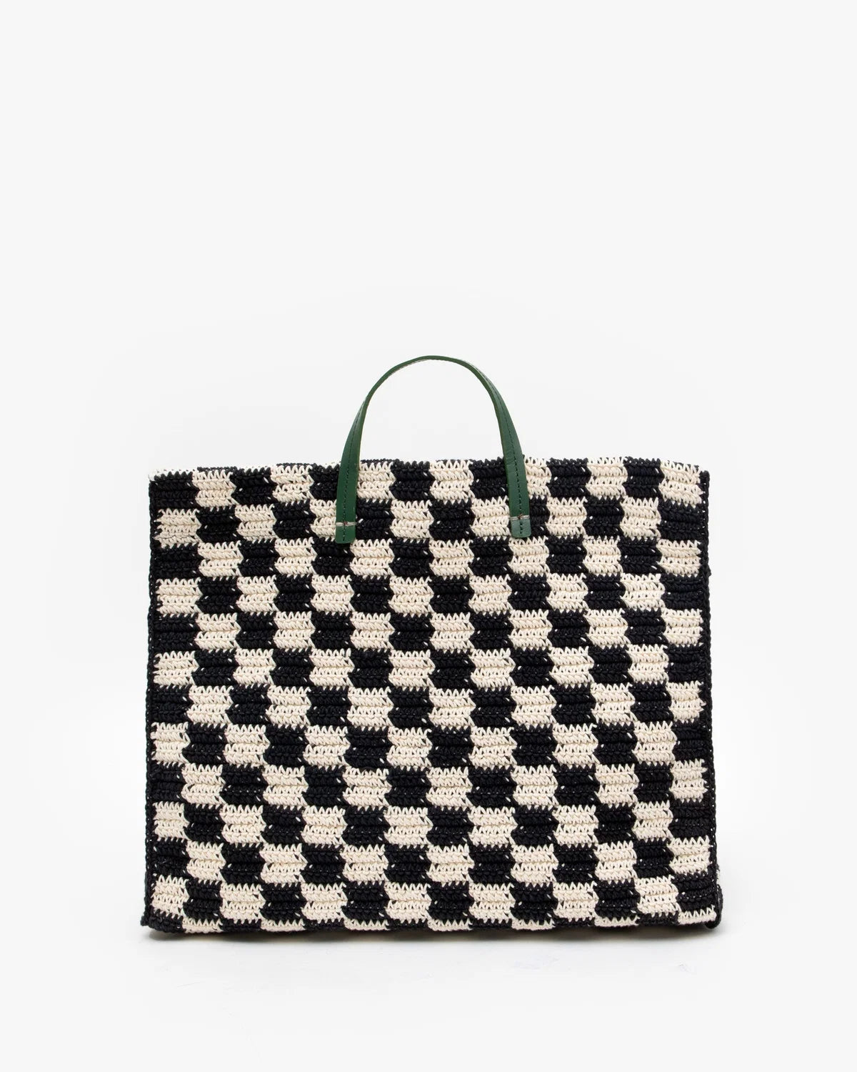 Clare V Summer Simple Crochet Checker Bag